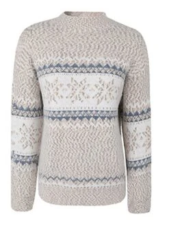 Women's Ugly Christmas Sweater Pullover Sweater Jumper Stand Collar Ribbed Knit Polyester Patchwork Fall Winter Regular Outdoor Christmas Daily Stylish Casual Soft Long Sleeve Snowflake Pink Blue -Xmas Cothing Store wnyfog1696903368825