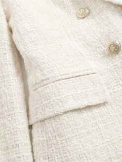 Women's Blazer Formal Pocket Plain Windproof Stylish Christmas Regular Fit Outerwear Long Sleeve Fall Black XS -Xmas Cothing Store wvizib1691478615692