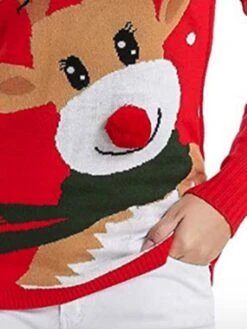 Women's Ugly Christmas Sweater Pullover Sweater Jumper Crew Neck Ribbed Knit Acrylic Knitted Fall Winter Outdoor Xmas Daily Stylish Casual Soft Long Sleeve Animal Elk Red S M L 7 Women's Ugly Christmas Sweater Pullover Sweater Jumper Crew Neck Ribbed Knit Acrylic Knitted Fall Winter Outdoor Xmas Daily Stylish Casual Soft Long Sleeve Animal Elk Red S M L -Xmas Cothing Store xtlqiv1667811446638
