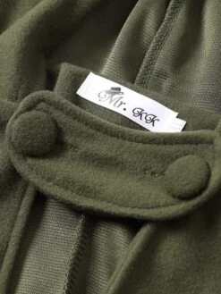 Women's Winter Coat Cloak / Halloween Xmas Capes Long Layered Coat Warm Windproof Overcoat Fall Single Breasted Hooded Coat Green Black Blue Gray Christmas Crewneck S M L XL / Winter -Xmas Cothing Store xznkjz1658476687887