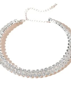 1PC Choker Necklace For Women's Wedding Christmas Party Evening Alloy Classic Precious -Xmas Cothing Store yaqqyx1685618116319