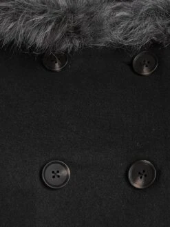 Women's Cloak / Capes Winter Coat Christmas Party Cosplay Xmas Over Coat With Hood Fall Long Pea Coat Hoodie Jacket With Fur Trim Halloween Windproof Warm Casual Jacket Long Sleeve Black Wine -Xmas Cothing Store yaxvdm1629006659692