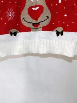 Women's Ugly Christmas Sweater Pullover Sweater Jumper Crew Neck Ribbed Knit Acrylic Knitted Fall Winter Outdoor Xmas Holiday Stylish Casual Soft Long Sleeve Elk Snowflake Wine Red S M L -Xmas Cothing Store ybctes1666778206420