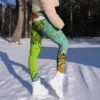 Women's Leggings Thermal Underwear Light Green Dark Green Green Casual / Sporty Christmas Weekend Yoga High Elasticity Ankle-Length Thermal Warm Graphic S M L XL XXL -Xmas Cothing Store ymdnah1666922553895