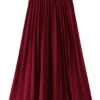 Women's Skirt A Line Midi Pleated Royal Blue And Wine Black Pink Skirts Fall & Winter Belt Included Fashion Elegant Christmas Daily Xmas M L XL -Xmas Cothing Store yvotrz1694749463572