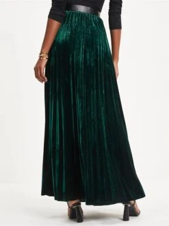 Women's Skirt Swing Maxi Skirt Gold Velvet Wine Red Dark Green Skirts Fall & Winter Pleated High Waist Fashion Elegant Christmas Xmas StreetM L XL 18 Women's Skirt Swing Maxi Skirt Gold Velvet Wine Red Dark Green Skirts Fall & Winter Pleated High Waist Fashion Elegant Christmas Xmas StreetM L XL -Xmas Cothing Store zaibci1694686977631