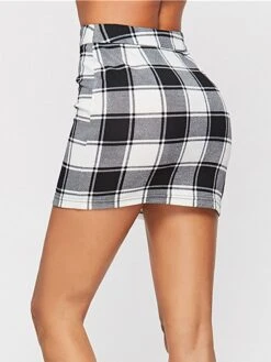 Women's Skirt Bodycon Plaid Skirt Mini Black Red Skirts Winter Print High Waist Fashion Sexy Casual Christmas Street Xmas S M L 23 Women's Skirt Bodycon Plaid Skirt Mini Black Red Skirts Winter Print High Waist Fashion Sexy Casual Christmas Street Xmas S M L -Xmas Cothing Store zbxfgy1695351134602
