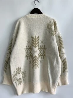 Women's Ugly Christmas Sweater Pullover Sweater Jumper Crew Neck Ribbed Knit Acrylic Oversized Fall Winter Regular Outdoor Christmas Daily Stylish Casual Soft Long Sleeve Snowflake Black Red Beige S 38 Women's Ugly Christmas Sweater Pullover Sweater Jumper Crew Neck Ribbed Knit Acrylic Oversized Fall Winter Regular Outdoor Christmas Daily Stylish Casual Soft Long Sleeve Snowflake Black Red Beige S -Xmas Cothing Store zcyzod1696903358465